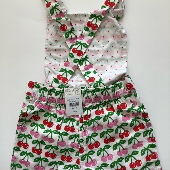 NWT Mini Boden Tie-waist Scallop Romper - Picture 6 of 7